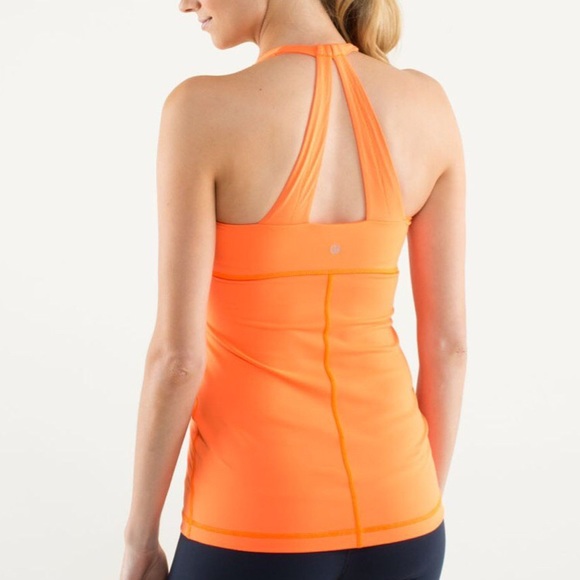 lululemon athletica Tops - Lululemon | Scoop Me Up Tank II Vibrant Orange